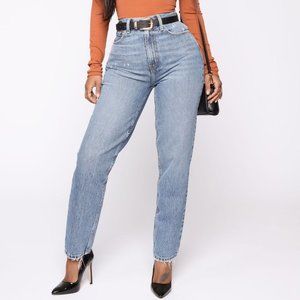 Very Special High Rise Mom Jeans - Medium Wash
